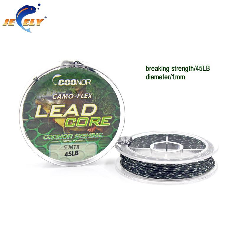 Camouflage Coarse Carp Fishing Sinking Braid Hybird Leadcore Line-jeely Official Store-35LBX5M-Bargain Bait Box