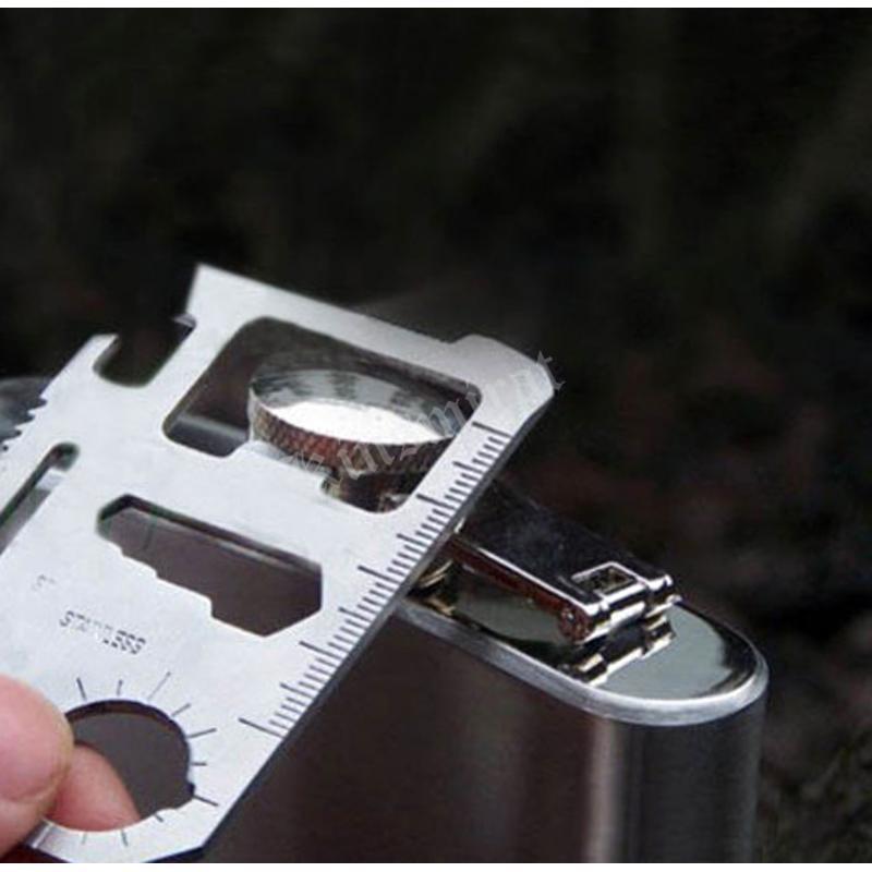 Camping Credit Card Knife Hole For Hunting Survival Outdoor Multi Function-Kingtai Industrial Store-Bargain Bait Box