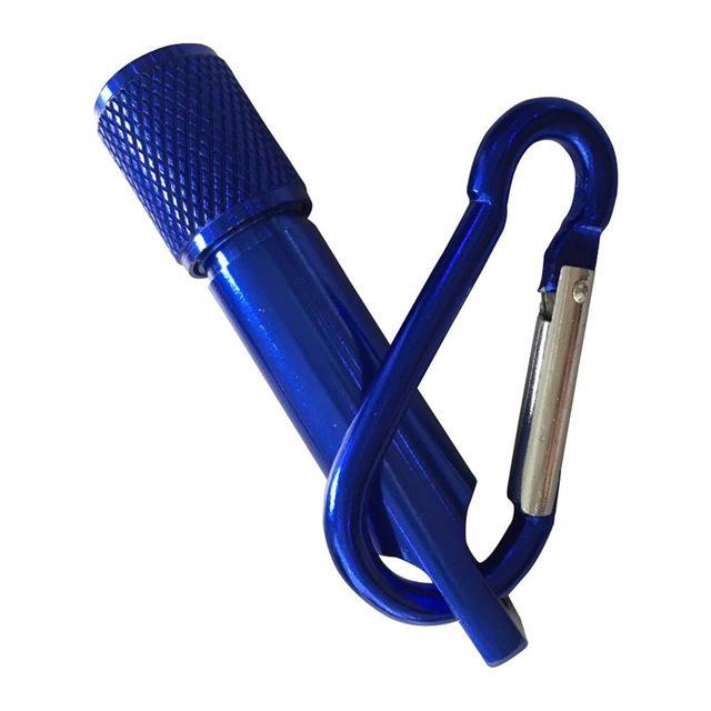 Camping Hiking Mini Flashlight Keychain Hook Handy Light Multi Tool Tourism-Walking With You Store-Blue-Bargain Bait Box