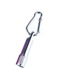 Camping Hiking Mini Flashlight Keychain Hook Handy Light Multi Tool Tourism-Walking With You Store-Silver-Bargain Bait Box