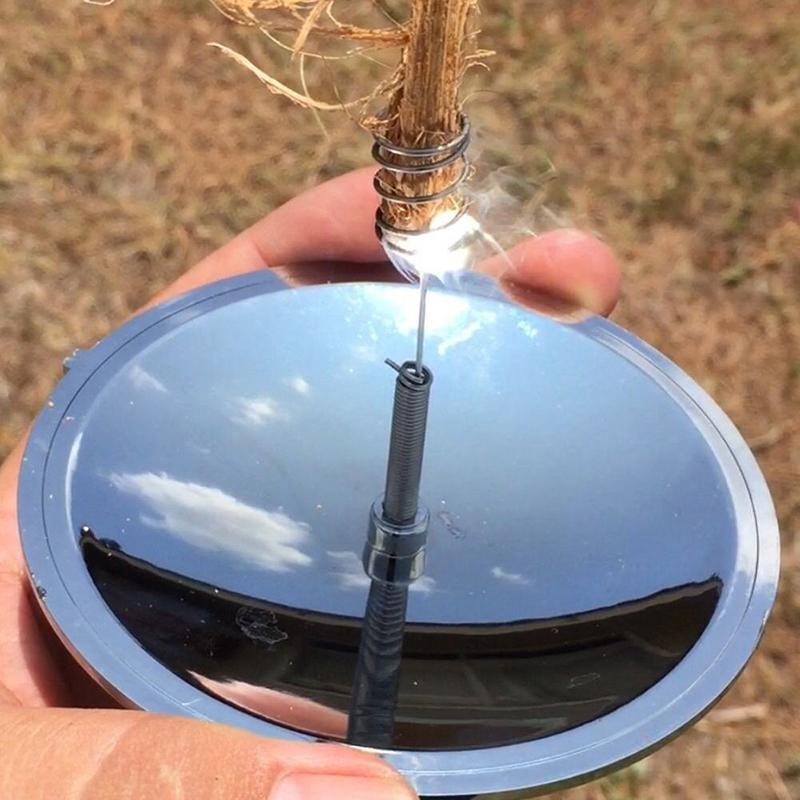 Camping Hiking Solar Igniter Survival Fire Outdoor Tool Camping Solar Spark-Cycling Sports &amp; Outdoors-Bargain Bait Box