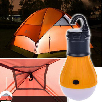 Camping Light Tent Lamp Hanging Soft Light Bulb Hiking Fishing Hunting Lantern-Automall Store-Orange-Bargain Bait Box