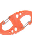 Camping Mountaineer Kettle Buckle Hanging Hook Backpack Tactical Survival-Sad Fish Store-Orange-Bargain Bait Box