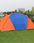 Camping Party Tents Folding Two Room Tent 3-4 Person Outdoor Travel Large-For Joy Store-Orange-Bargain Bait Box