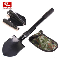 Campleader Multi-Function Military Portable Folding Shovel Survival Spade Trowel-Campleader Official Store-Black-Bargain Bait Box