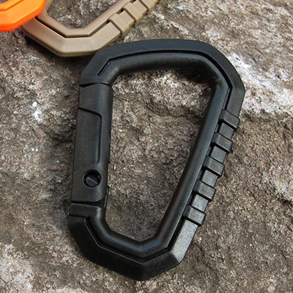 Carabiner Climb Clasp Clip Hook Hanger Quickdraw Attach Mountain Webbing Web-fixcooperate-as picture-Bargain Bait Box