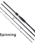 Carbon Fiber Casting Travel Rod Spinning Fishing Rods 4 Sections Fishing Lure-Spinning Rods-Shop3377027 Store-Dark Grey-1.8 m-Bargain Bait Box