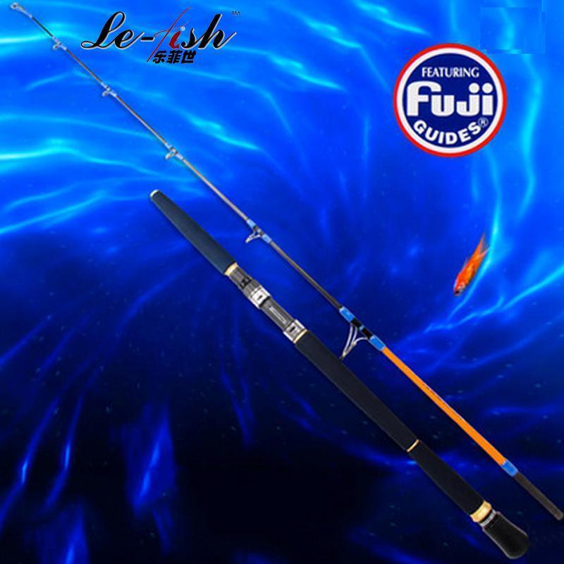 Carbon Fiber Material Eva Spinning&amp;Casting Jigging Fishing Rod Boat L.W 100-300G-Spinning Rods-le-fish Official Store-Bargain Bait Box
