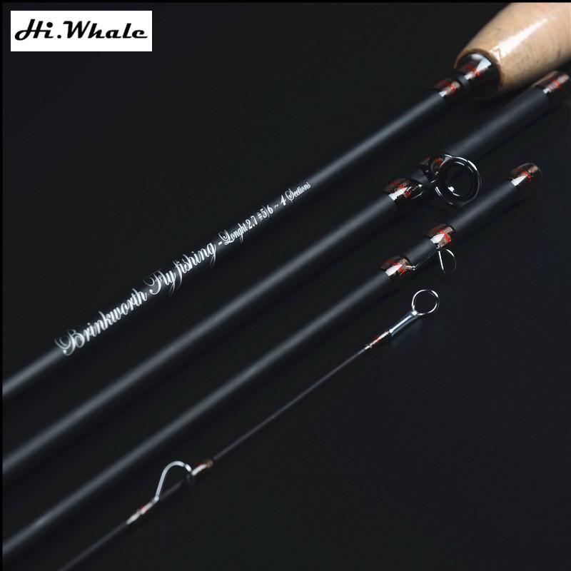 Carbon Fly Fishing Rod 2.7 Meters 4 Section Line Wt 5/6 Trout Fishing Rod 105G-Fly Fishing Rods-Bargain Bait Box-Bargain Bait Box