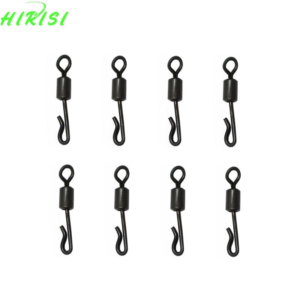 Carp Fishing Swivels Quick Change Stainless Steel For Carp Fishing Tackle Rig-hirisi Official Store-50pcs-Bargain Bait Box