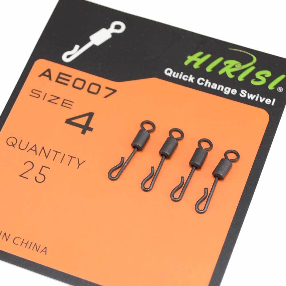 Carp Fishing Swivels Quick Change Stainless Steel For Carp Fishing Tackle Rig-hirisi Official Store-50pcs-Bargain Bait Box