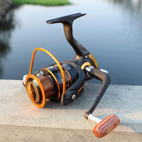 Carp Spinning Fishing Reels, Left/Right Handle Metal Spool, 12+1 Bb, Stainless-Spinning Reels-YiLing Outdoor Store-1000 Series-Bargain Bait Box