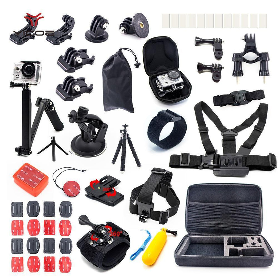 Case Tripod Mount Stick Adapter For Go Pro Hero 6 5 Gopro 6 5 4 3 Session-Action Cameras-Yicoe Store-KIT24-Bargain Bait Box