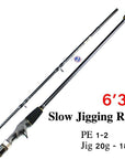 Castfun 1.9M 1+1 Section Slow Jig Rod Fuji Reel Seat And Ring Jig Rod Casting-Baitcasting Rods-CASTFUN - Store-Bargain Bait Box