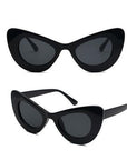 Cat Eye Sunglasses Women Brand Designer Ladies Sun Glasses Vintage Sexy-Sunglasses-yangpeng1986 Store-C9 BLACK-Bargain Bait Box