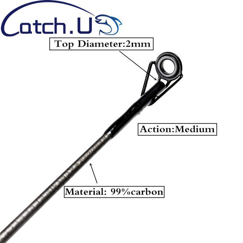 Catch.U 1.7M/1.8M 2 Section,Fishing Rod Carp Carbon Fishing Rod Spinning-Spinning Rods-catch u fishing Store-White-1.8M-Bargain Bait Box