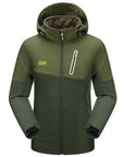 Cavalrywalf Brand Outdoor Softshell Hiking Jacket Men Women Winter Warm-LoClimb Store-men army green-Asian S-Bargain Bait Box