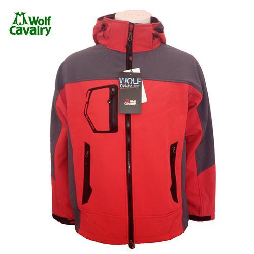 Cavalrywolf Men Winter Waterproof Softshell Jackets Hiking Camping Ski Warm-Shop3119008 Store-Red-S-Bargain Bait Box