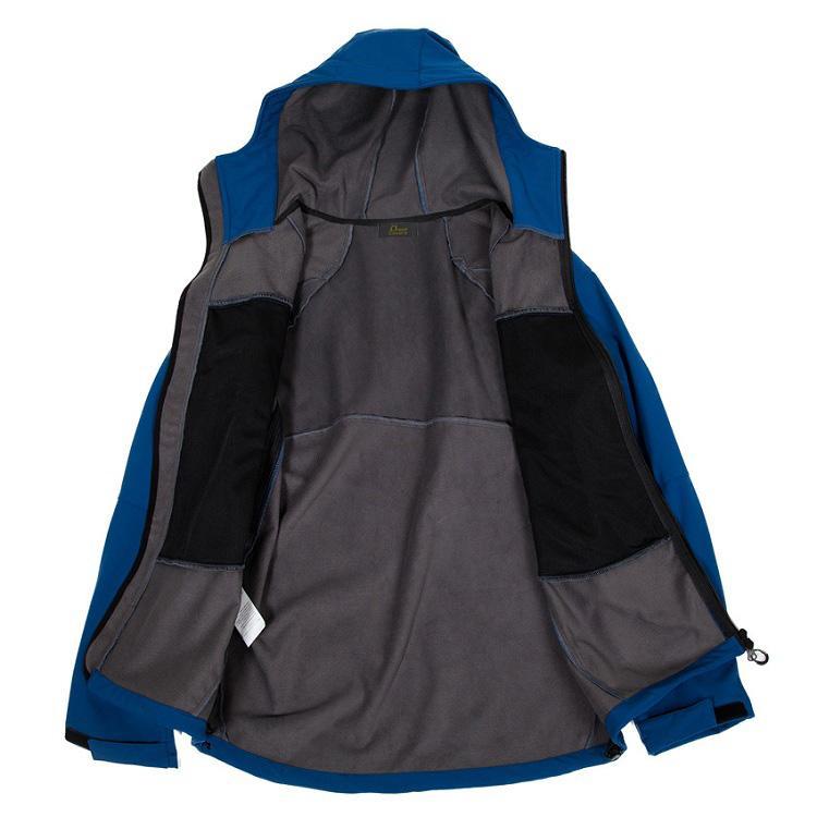 Cavalrywolf Men'S Winter Softshell Fleece Jackets Outdoor Sportswear Coat Hiking-Shop3119008 Store-Black-S-Bargain Bait Box