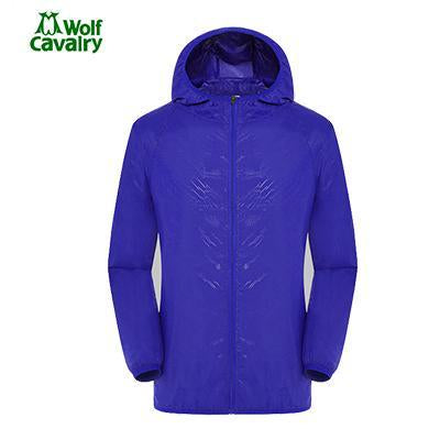 Cavalrywolf Men&#39;S Women&#39;S Spring Breathable Waterproof Softshell Jackets-Shop3119008 Store-blue-Bargain Bait Box
