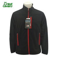 Cavalrywolf Winter Fleece Softshell Jacket Outdoor Sport Waterproof Coats Men-Shop3119008 Store-black red zipper-S-Bargain Bait Box