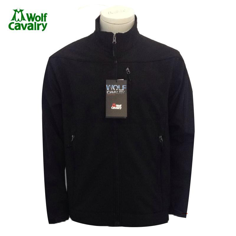Cavalrywolf Winter Fleece Softshell Jacket Outdoor Sport Waterproof Coats Men-Shop3119008 Store-New black-S-Bargain Bait Box