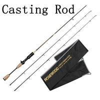 Cheap Ul Spinning Rod 1.8M 0.8-5G Lure Weight Ultralight Spinning Rods 2-5Lb-ROSEWOOD Fishing Company Store-Black-Bargain Bait Box