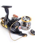Cheapest Fishing Reel Pre-Loading Spinning Wheel 5.5:1 5.2:1 12+1 Bb Metal Black-Spinning Reels-NUNATAK Fishing Store-SW50-Bargain Bait Box