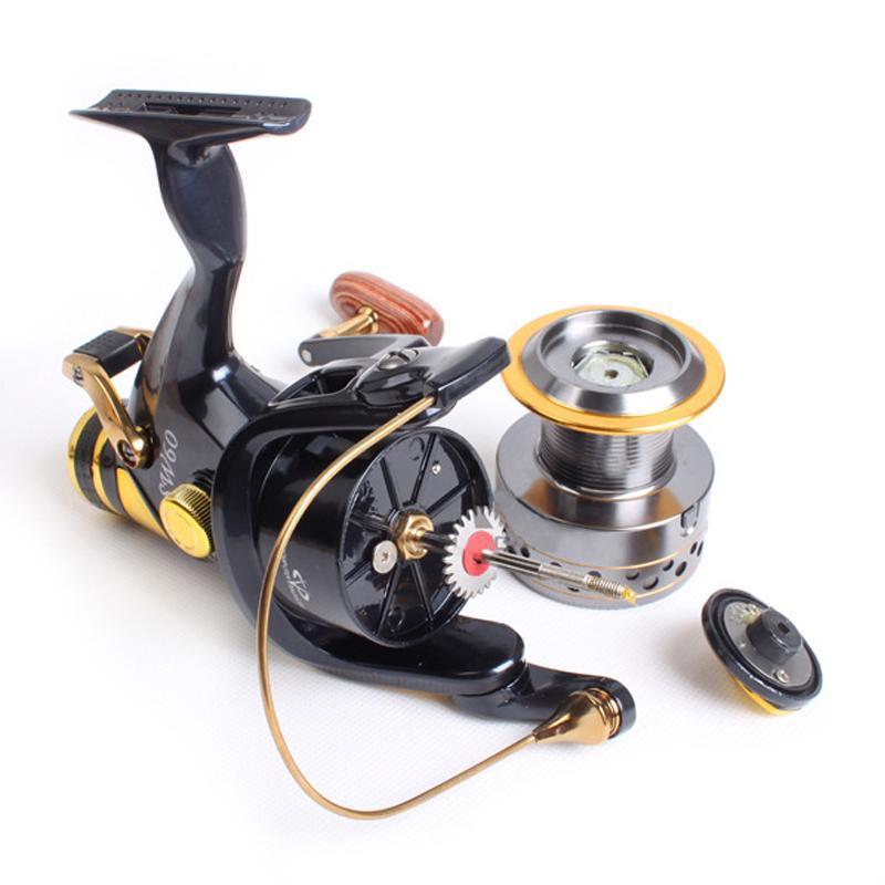 Cheapest Fishing Reel Pre-Loading Spinning Wheel 5.5:1 5.2:1 12+1 Bb Metal Black-Spinning Reels-NUNATAK Fishing Store-SW50-Bargain Bait Box