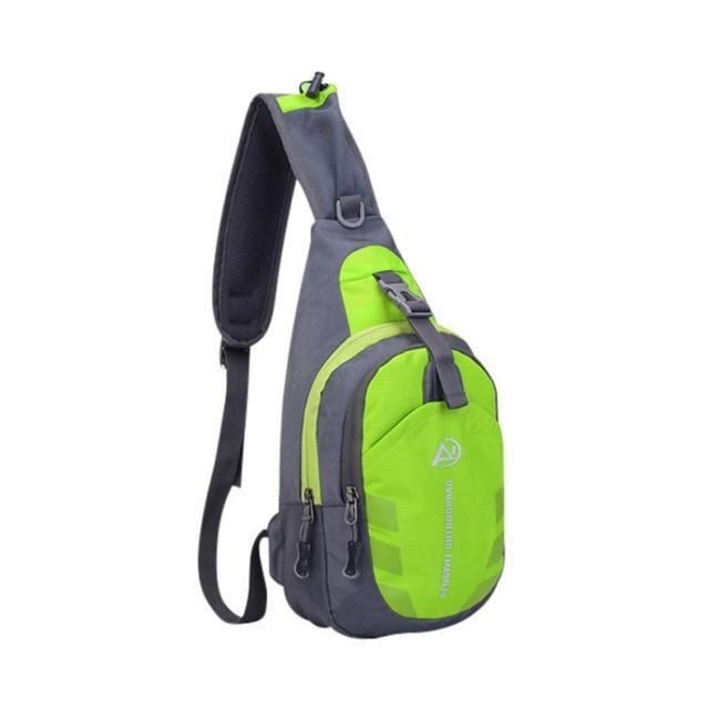 Chest Bag Outdoor Nylon Sport Travel Hiking Shoulder Sling Backpack Camping-Sporting Enthusiasts Store-green-Bargain Bait Box