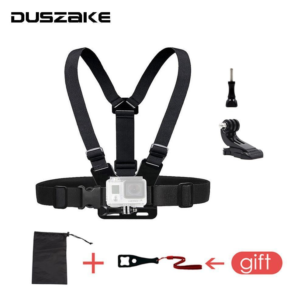 Chest Mount Belt For Gopro Hero 5 6 Accessories Harness Strap For Xiaomi Yi 4K-Action Cameras-DUSZAKE Official Store-Kit 3-Bargain Bait Box