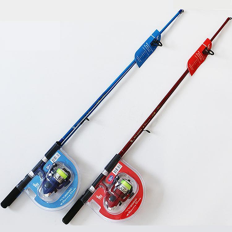 Children Lure Rod 1.8 Meters 2 Sections Beginner Fishing Rod Lure Fishing Pole-Spinning Rods-Asian fishing Store-Red-Bargain Bait Box