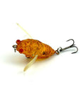 Cicada 6.4G 4Cm Perch Insect Bait Fishing Lure Treble Barb Hook Fishing Tackle-HengJia Trade co., Ltd-5-Bargain Bait Box