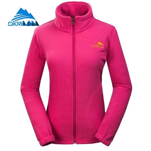 Cikrilan Hot Sale Trekking Breathable Hiking Thermal Fleece Jacket Women Outdoor-CIKRILAN-rose-S-Bargain Bait Box