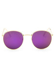 Classic Brand Design Round Sunglasses Women Men Vintage Retro Mirror Sun-Sunglasses-RBJacob NIKOM Store-QF23 Gold Pink-Bargain Bait Box