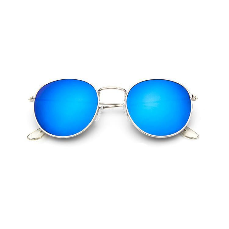 Classic Brand Design Round Sunglasses Women Men Vintage Retro Mirror Sun-Sunglasses-RBJacob NIKOM Store-QF23 Gold Pink-Bargain Bait Box