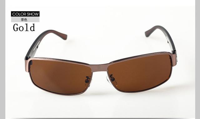 Classic Polarized Driving Glasses Upgraded Design Men Mirror Sunglasses Man-Polarized Sunglasses-Bargain Bait Box-Gold-Bargain Bait Box