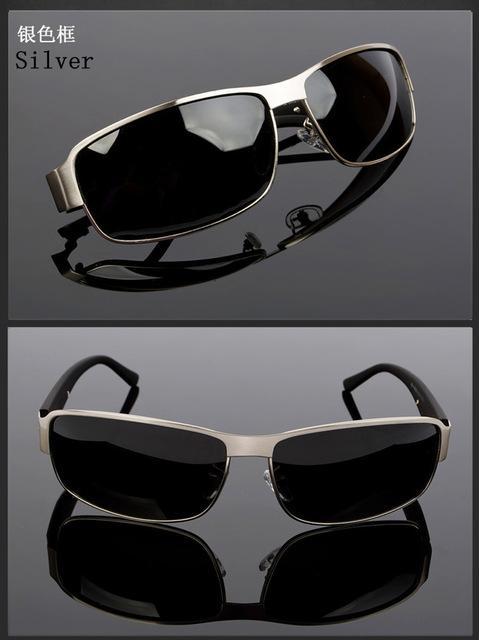 Classic Polarized Driving Glasses Upgraded Design Men Mirror Sunglasses Man-Polarized Sunglasses-Bargain Bait Box-Silver-Bargain Bait Box