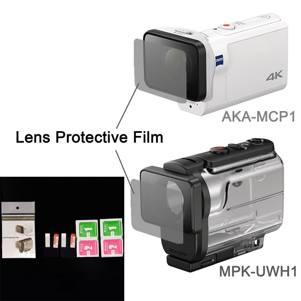 Clear Lens Protector Film For Aka-Mcp1 Mpk-Uwh1 For Sony Action Cam Hdr-As300R-Action Cameras-Good feelin Store-Bargain Bait Box