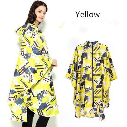 Cloak Raincoat Women Cute Trench Coat Female Waterproof Free Breathing Rain Coat-Ponchos-Bargain Bait Box-Yellow-One Size-Bargain Bait Box