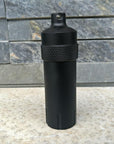 Cnc Outdoor Waterproof Bottles Emergency First Aid Survival Pill Bottle-Sportswear & Outdoor Tools Store-black 2-Bargain Bait Box