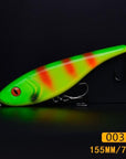 Colorful Handmade Jerk Bait Fishing Lure Pencil Fishing Tackles 155Mm 75G-TOP TACKLE INDUSTRIES-150mm 75g 003-Bargain Bait Box