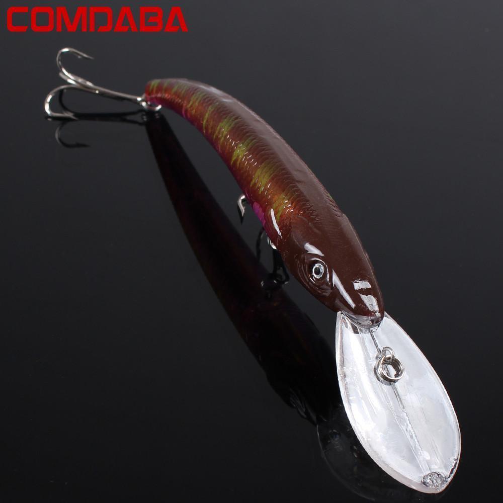 Comdaba 1Pcs 15.5Cm 16.5G Wobbler Fishing Lure Big Crankbait Minnow Peche Bass-Comdaba Fishing Store-C-Bargain Bait Box