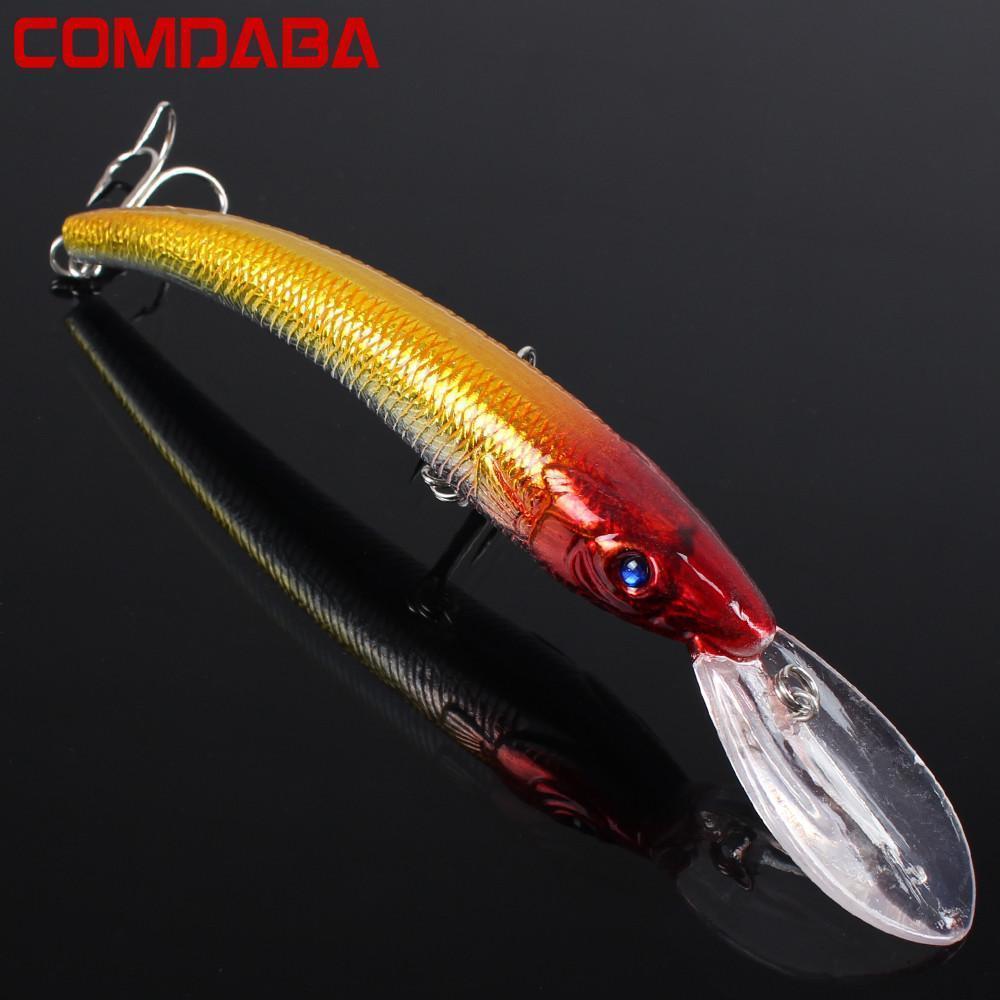 Comdaba 1Pcs 15.5Cm 16.5G Wobbler Fishing Lure Big Crankbait Minnow Peche Bass-Comdaba Fishing Store-C-Bargain Bait Box