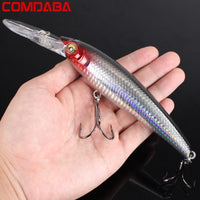 Comdaba 1Pcs 19Cm 53.8G Wobbler Fishing Lure Big Minnow Crankbait Peche Bass-Comdaba Fishing Store-Color A-Bargain Bait Box
