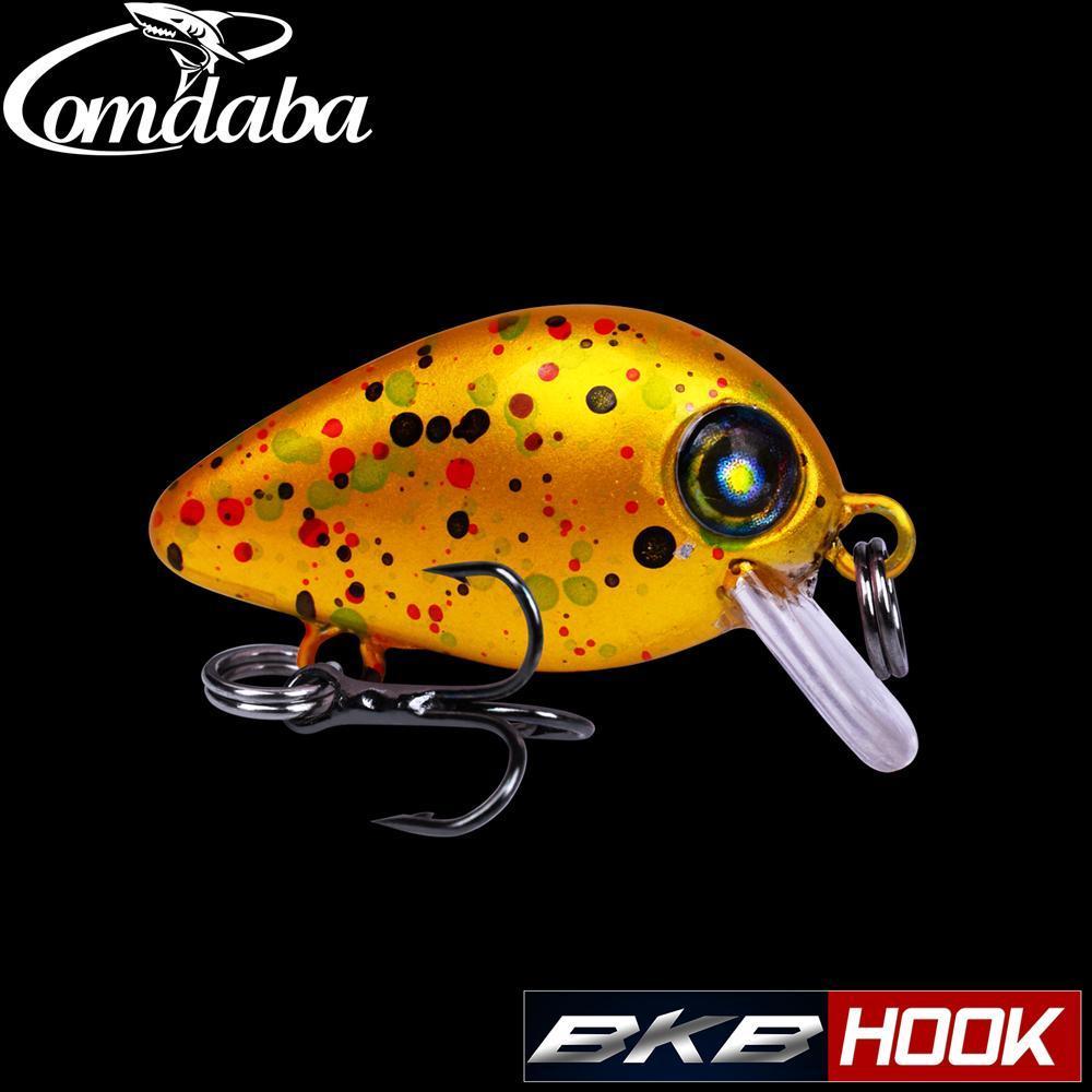 Comdaba 1Pcs Swim Fish Fishing Lure 2.6Cm 1.6G Artificial Hard Crank Bait-Comdaba Fishing Store-A-Bargain Bait Box