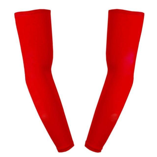 Compression Arm Sleeve- Arm Support Sleeves For Men Women And Youth -Boosts-Arm Sleeves-Bargain Bait Box-Red-M-Bargain Bait Box