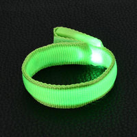 Cool Bright Reflective Led Light Arm Armband Strap Safety Belt For Night Running-Footprints Store-Green-Bargain Bait Box