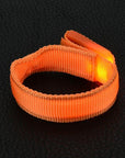 Cool Bright Reflective Led Light Arm Armband Strap Safety Belt For Night Running-Footprints Store-Orange-Bargain Bait Box