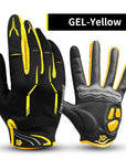 Coolchange Cycling Gloves Full Finger Thermal Gel Bike Sport Windproof Touch-CoolChange Spain Store-GEL Yellow-M-Bargain Bait Box